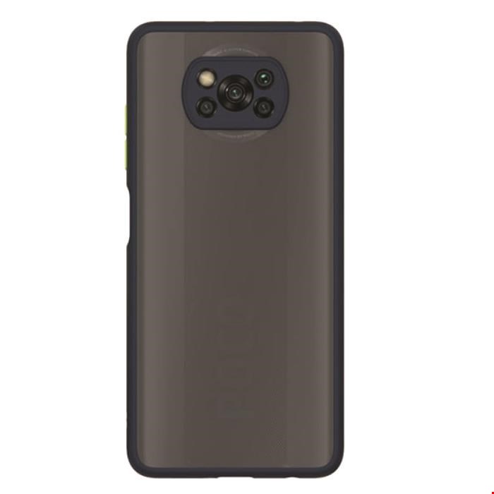 گارد پشت مات محافظ لنز دار مناسب برای گوشی شیائومی مدل Poco X3 Pro	