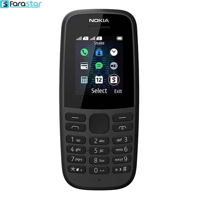  گوشی موبایل نوکیا مدل 105 - 2019 TA-1174 DS دو سیم‌ کارت   