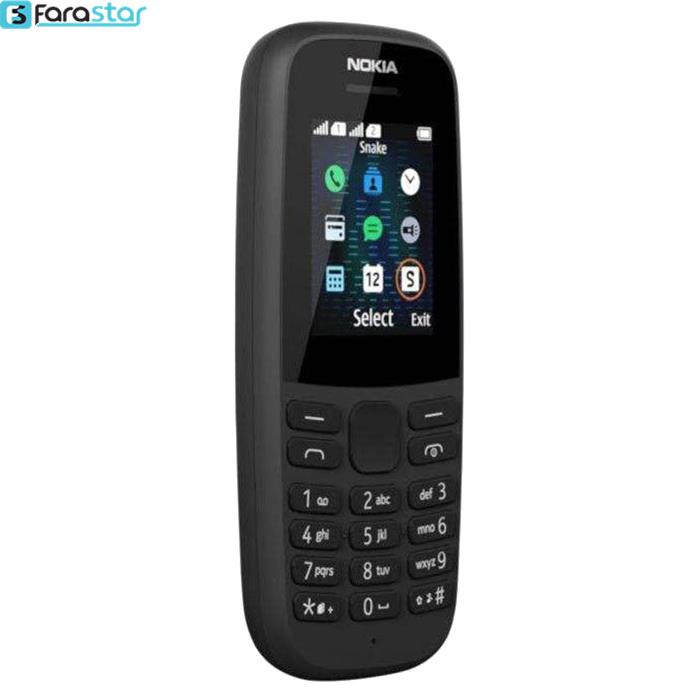  گوشی موبایل نوکیا مدل 105 - 2019 TA-1174 DS دو سیم‌ کارت   