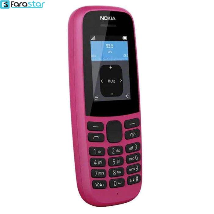  گوشی موبایل نوکیا مدل 105 - 2019 TA-1174 DS دو سیم‌ کارت   