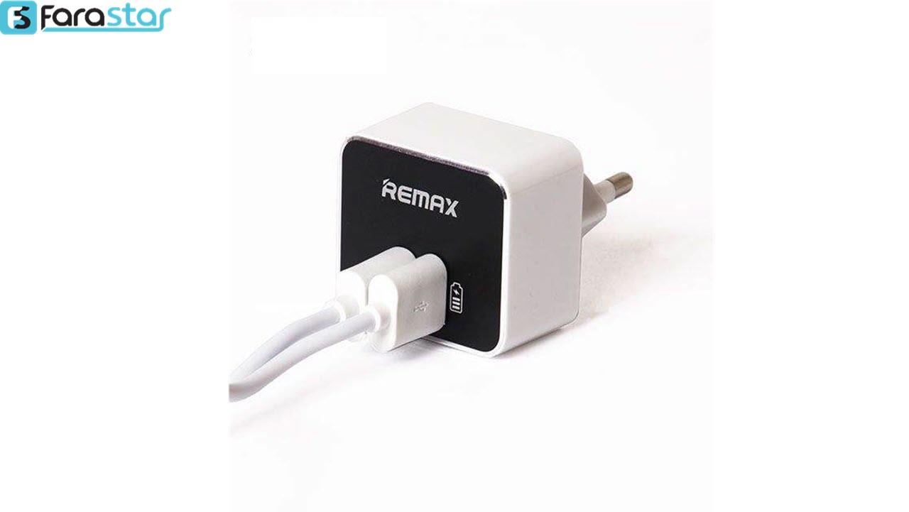 شارژر دیواری ریمکس مدل RX-D23 به همراه کابل تبدیل microUSB
