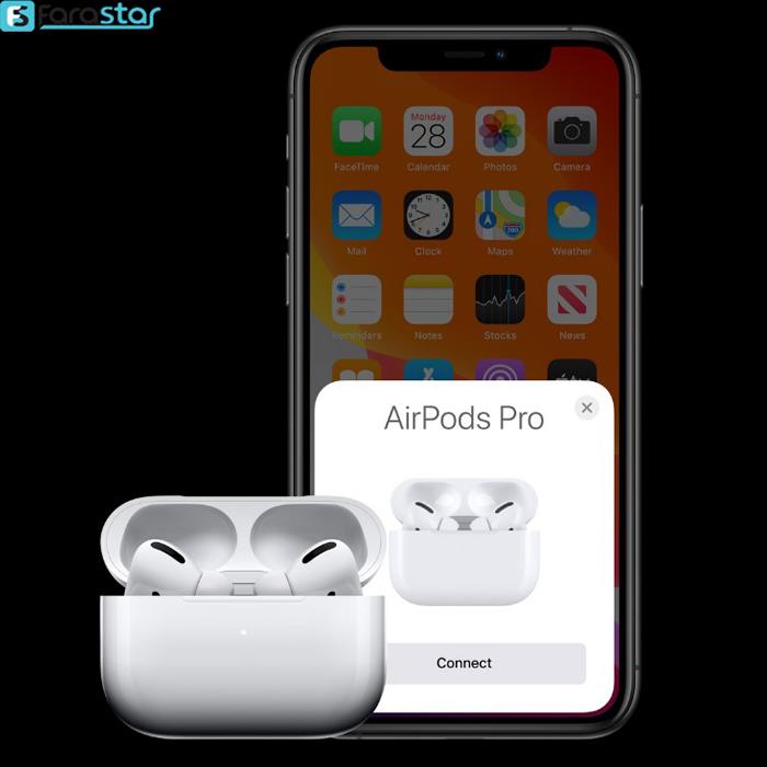  هدفون بی‌ سیم اپل مدل AirPods Pro همراه با محفظه شارژ  