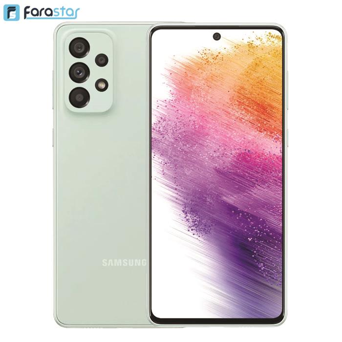  گوشی موبایل سامسونگ مدل Galaxy A73 5G دو سیم کارت ظرفیت 128/8 گیگابایت