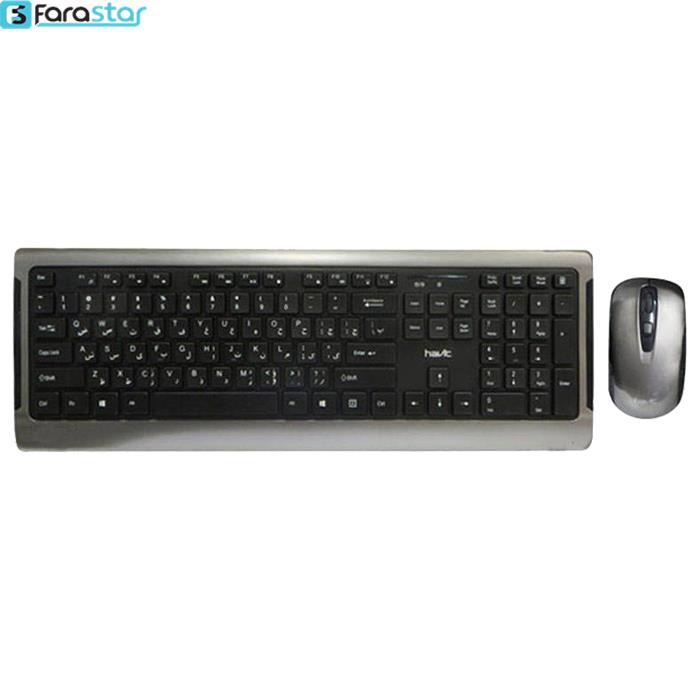 کیبورد و ماوس بی سیم هویت مدل HV-KB598GCM   