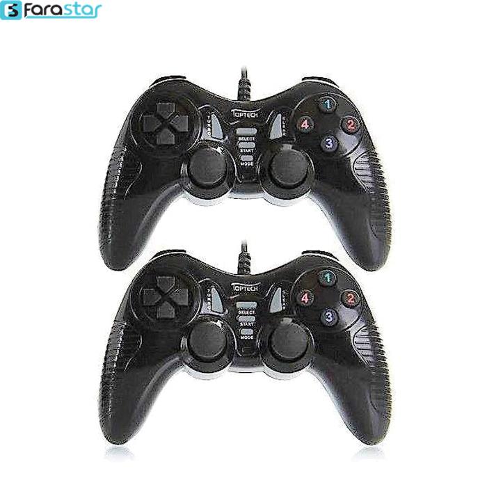 دسته بازی تاپ تک مدل JP-805D بسته دو عددی  
