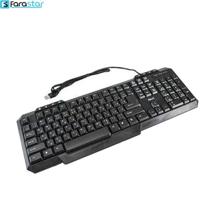  کیبورد رویال مدل K-204 با حروف فارسی 