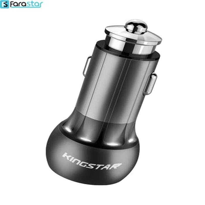  شارژر فندکی با کابل Kingstar K503QC Type C   