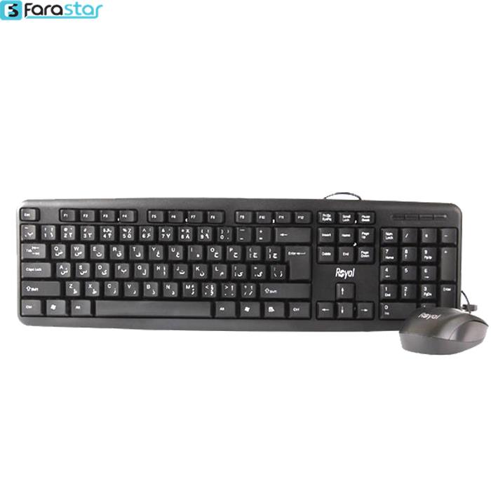  کیبورد و ماوس رویال مدل Royal KM-300    