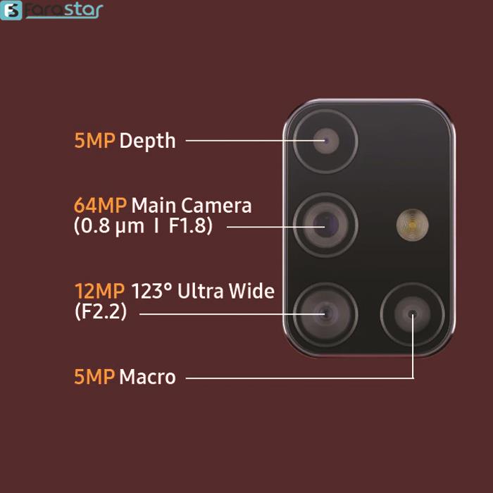  گوشی موبایل سامسونگ مدل Galaxy M31s دو سیم کارت ظرفیت 128 گیگابایت