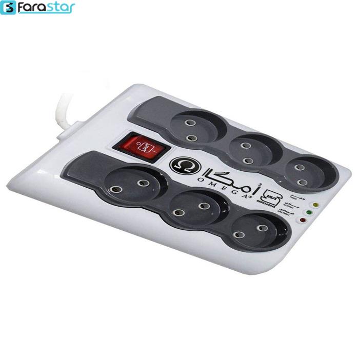محافظ ولتاژ امگا مدل P6000 طول 1.5 متر    