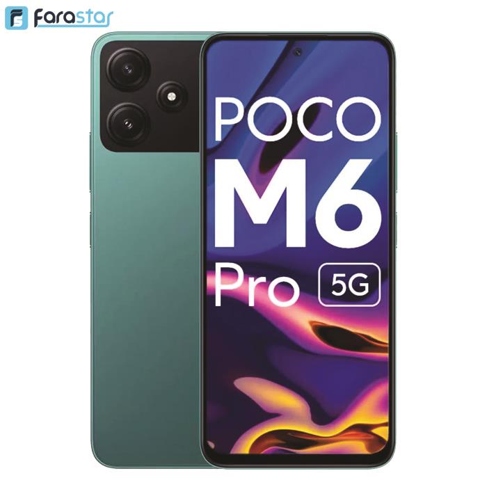  گوشی موبایل شیائومی مدل Poco M6 Pro 5G دو سیم‌ کارت ظرفیت64/4 گیگابایت