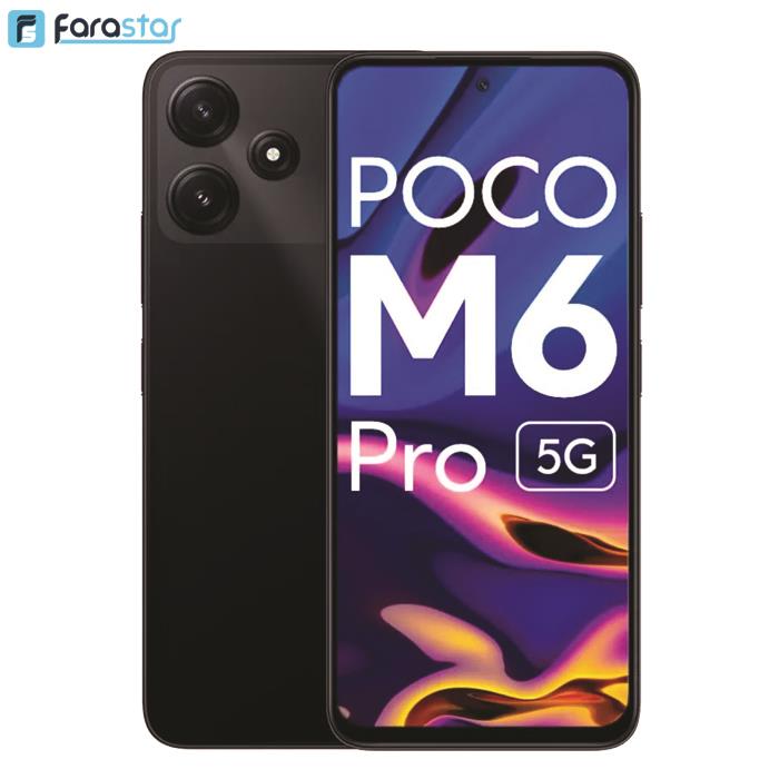  گوشی موبایل شیائومی مدل Poco M6 Pro 5G دو سیم‌ کارت ظرفیت64/4 گیگابایت