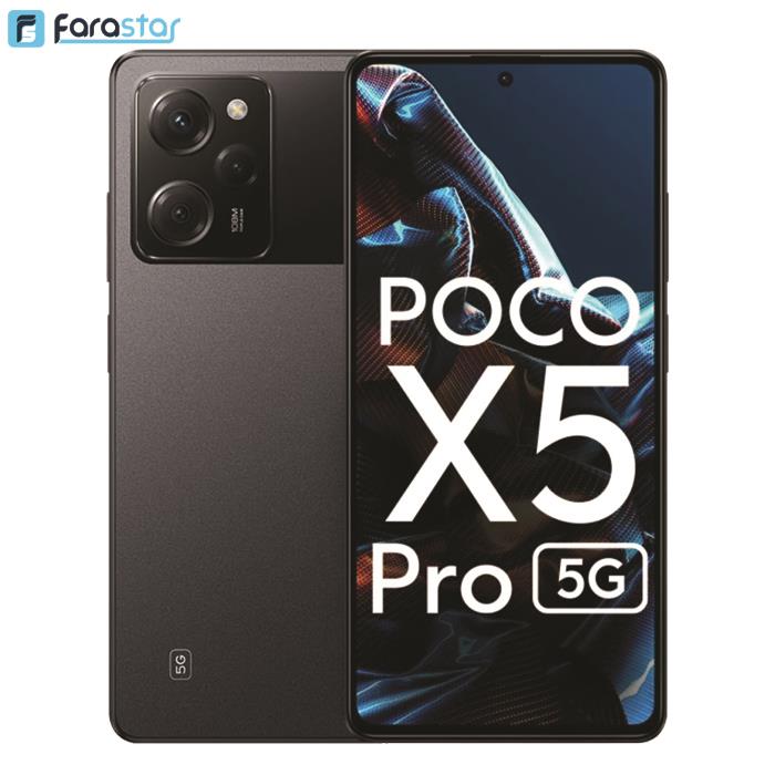  گوشی موبایل شیائومی مدل Poco X5 Pro 5G دو سیم‌ کارت ظرفیت 256/8 گیگابایت
