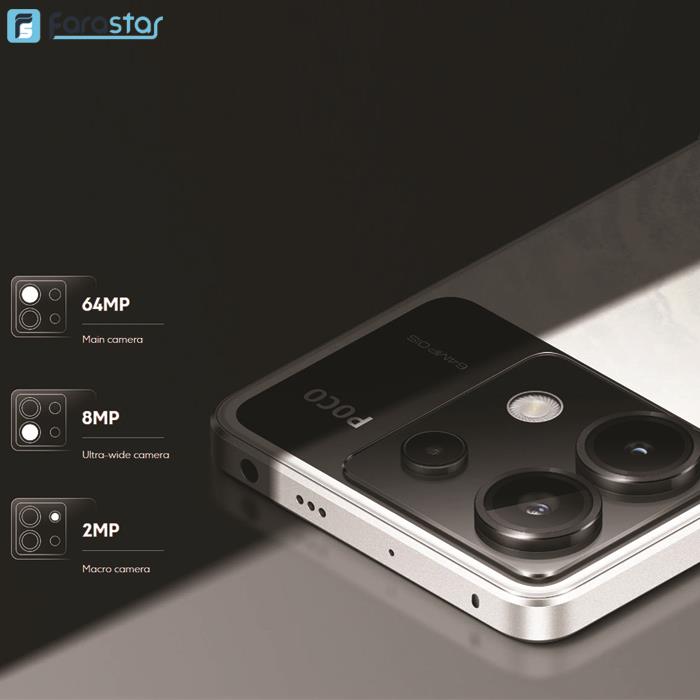  گوشی موبایل شیائومی مدل Poco X6 5G دو سیم‌ کارت ظرفیت 256/8 گیگابایت