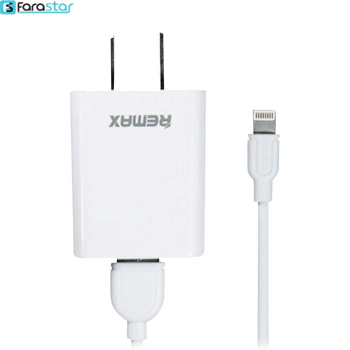  شارژر دیواری ریمکس مدل RP-U12 USB Charger سری DCSV-1A 