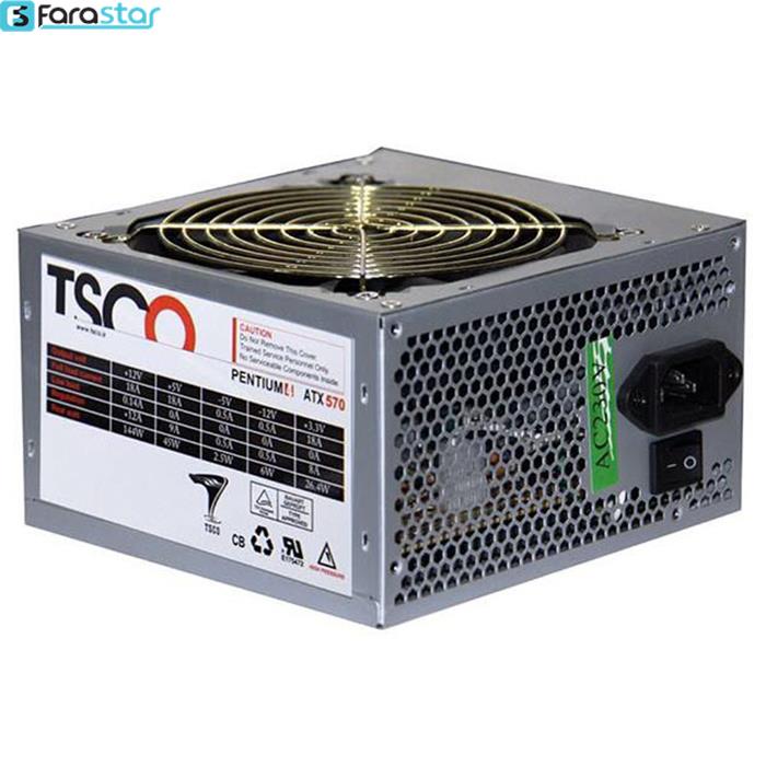  منبع تغذیه کامپیوتر تسکو مدل TP 570W  