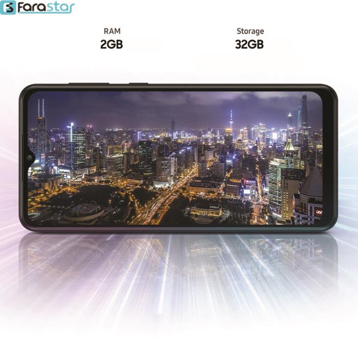          گوشی موبایل سامسونگ مدل Galaxy A02 دو سیم کارت ظرفیت 32 گیگابایت	