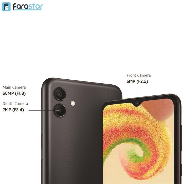  گوشی موبایل سامسونگ مدل Galaxy A04 دو سیم کارت ظرفیت 32/3 گیگابایت
