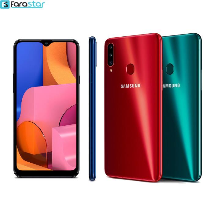  گوشی موبایل سامسونگ مدل Galaxy A20s SM-A207F/DS دو سیم کارت ظرفیت 32 گیگابایت  