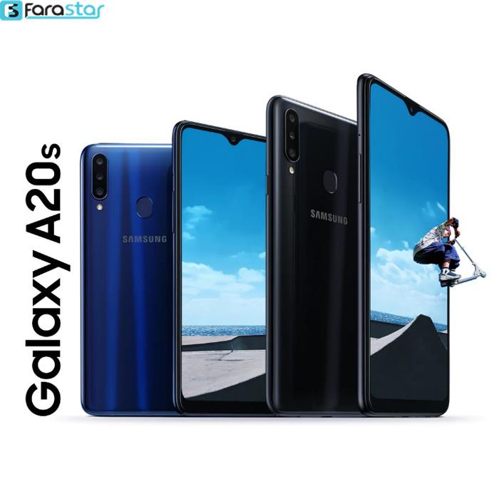 گوشی موبایل سامسونگ مدل Galaxy A20s SM-A207F/DS دو سیم کارت ظرفیت 32 گیگابایت  