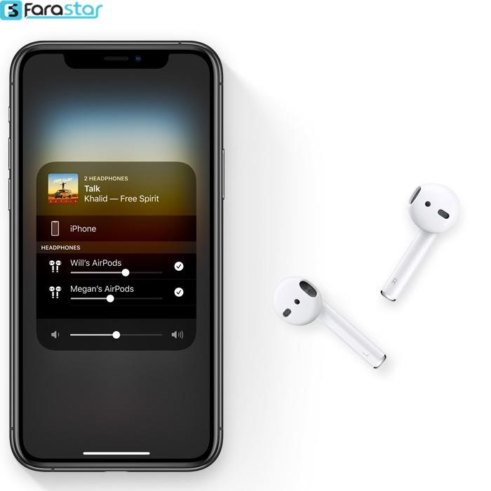 هدفون بی‌ سیم اپل مدل AirPods 2