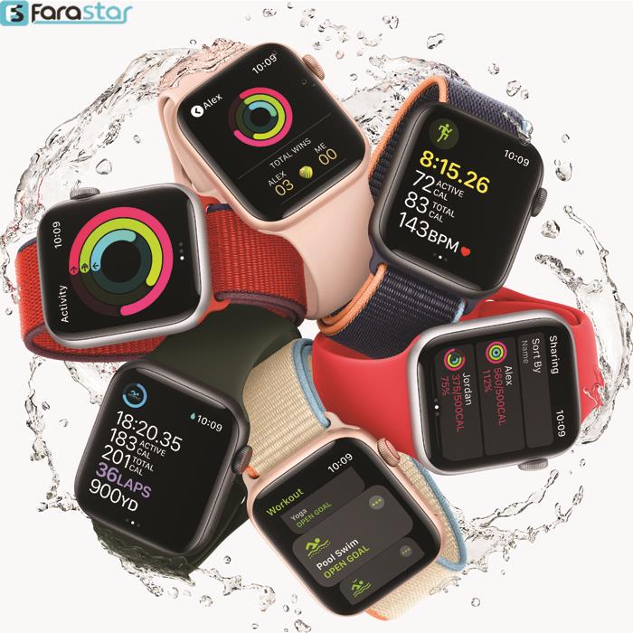  ساعت هوشمند اپل واچ سری SE مدل 44mm Aluminum Case