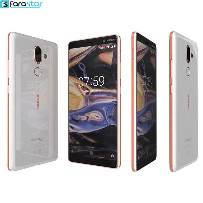  گوشی موبایل نوکیا مدل Nokia 7 Plus دو سیم کارت ظرفیت 64 گیگابایت  