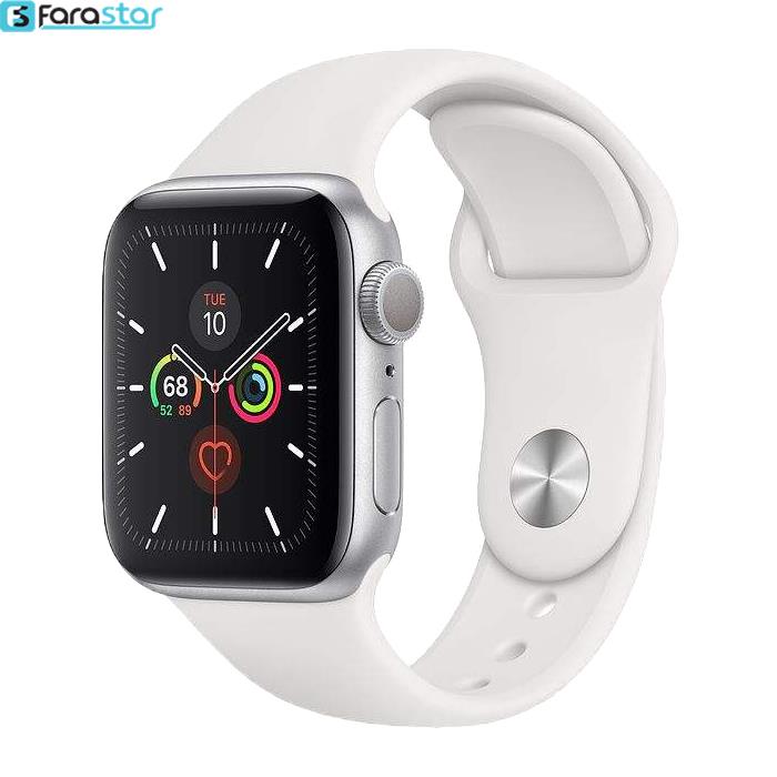  ساعت هوشمند اپل واچ سری 5 مدل 40mm Aluminum Case With Sport Band 