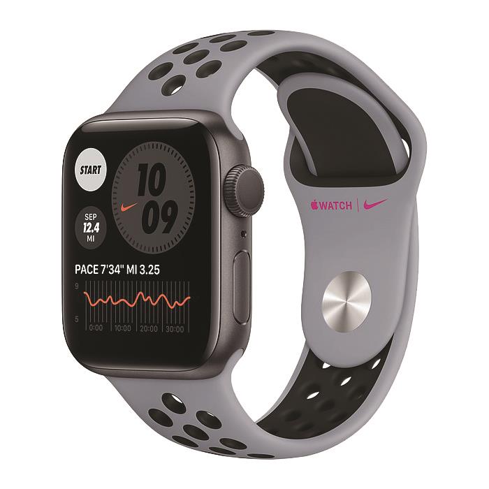 6 44mm Space Gray Aluminum