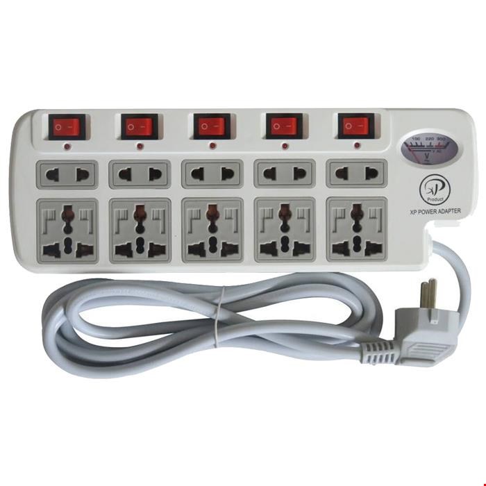 چندراهی برق و محافظ ایکس پی مدل 10PORT