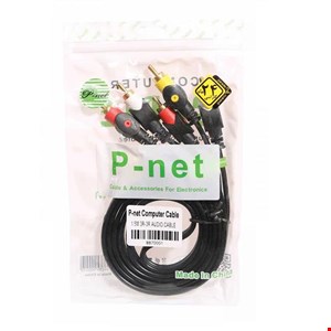 کابل صدا و تصویر 3 به 3 P-net
