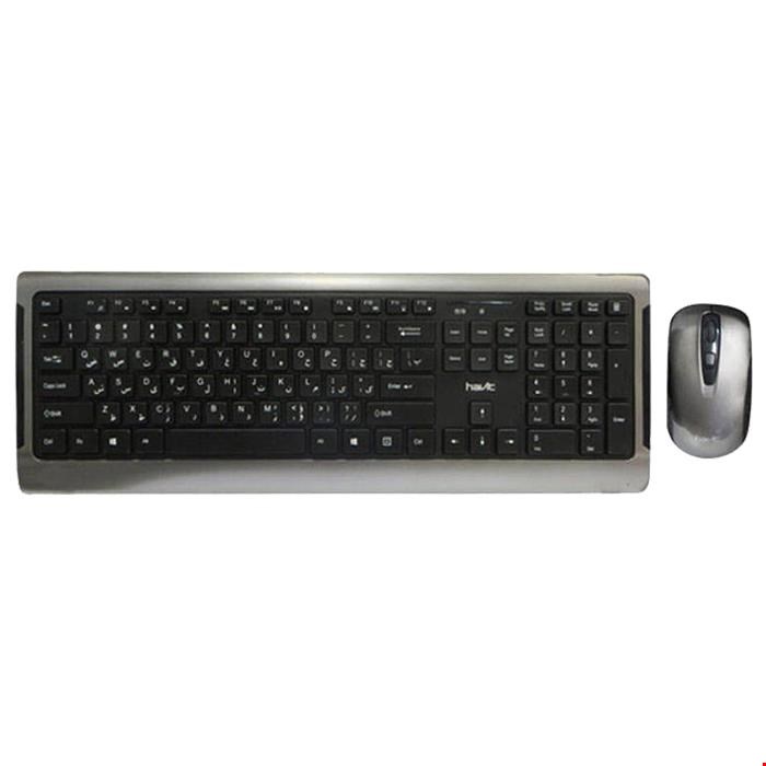 کیبورد و ماوس بی سیم هویت مدل HV-KB598GCM