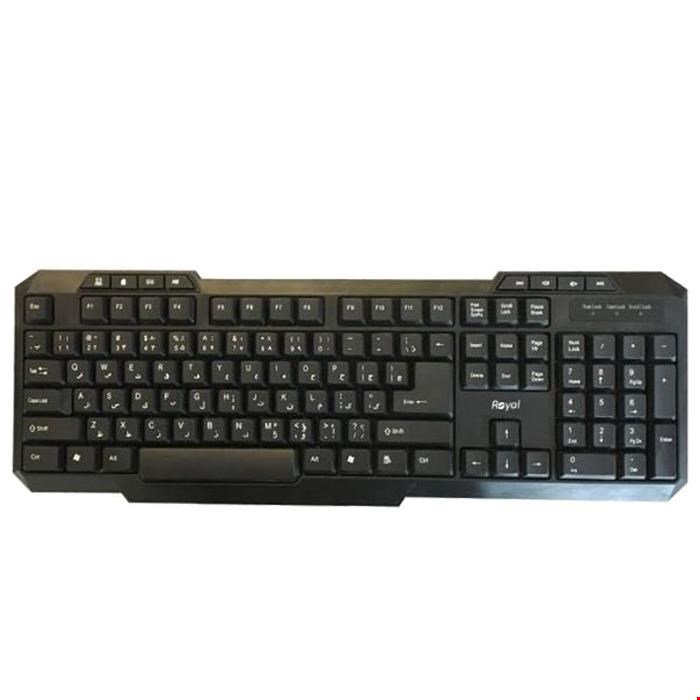 کیبورد رویال مدل K-204 با حروف فارسی